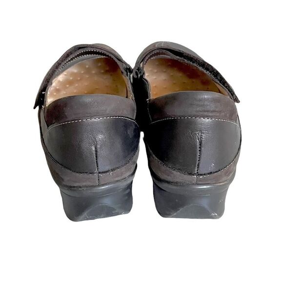 FINN COMFORT Germany Leather Mary Jane Slip-On Shoes Dark Brown 7 - Picture 10 of 13